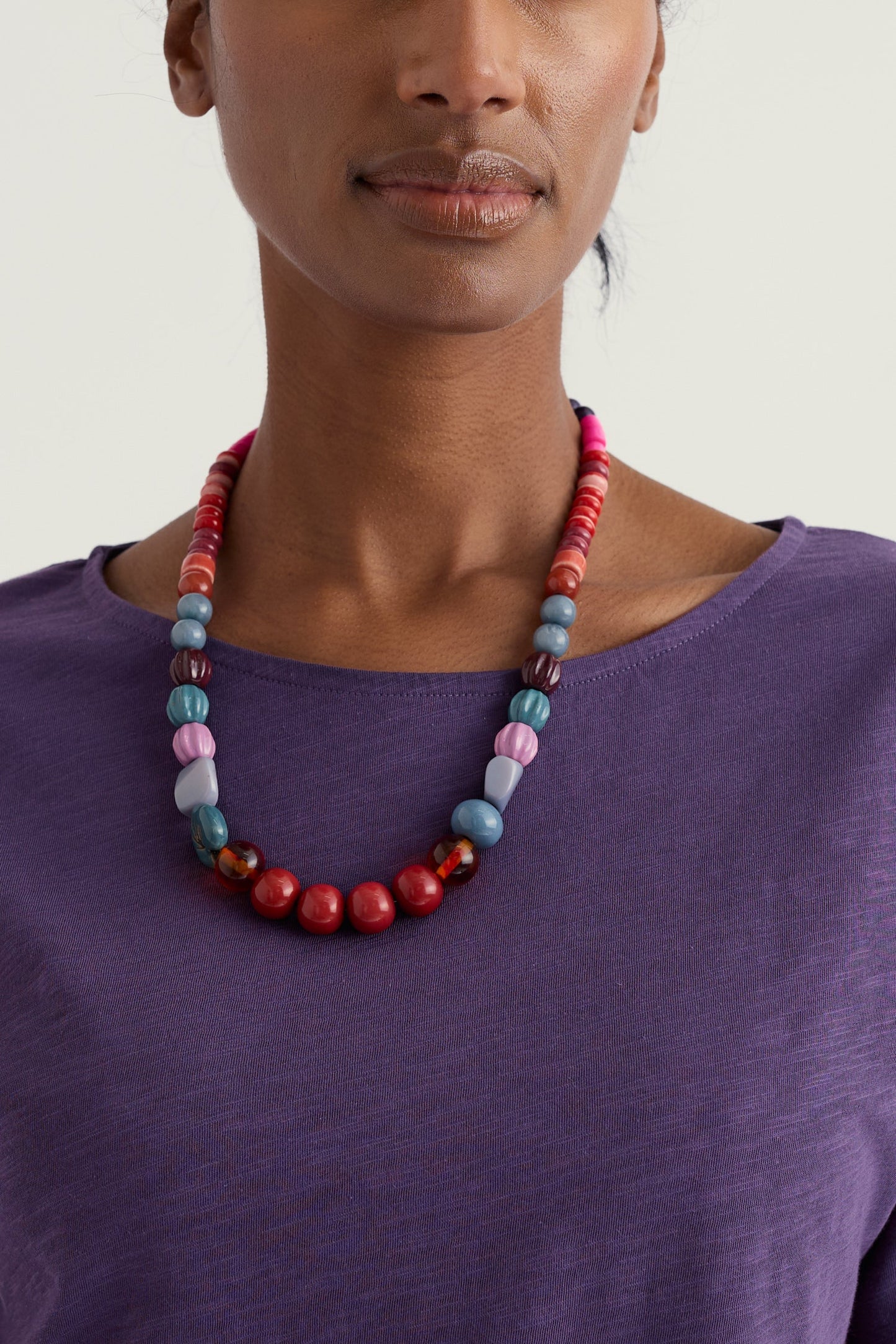 Ambos Chunky Beaded Necklace