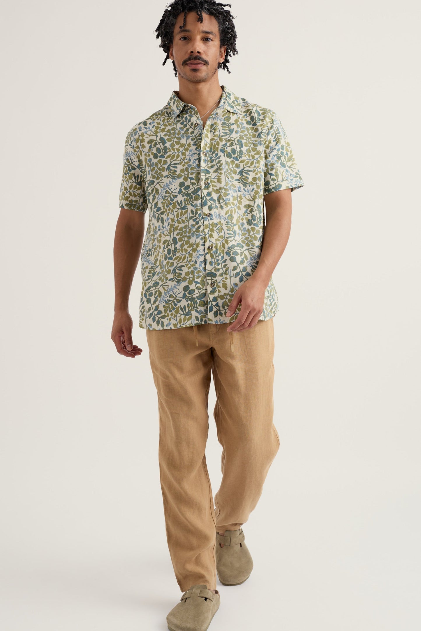 Men's Blue Heron Short Sleeve Shirt