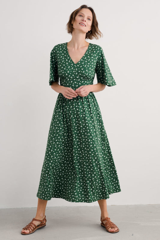Chateaux Half Sleeve Maxi Dress