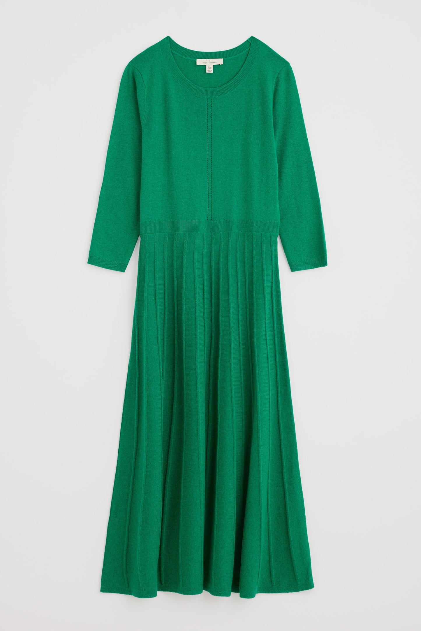 Folk Song Knitted Midi Dress