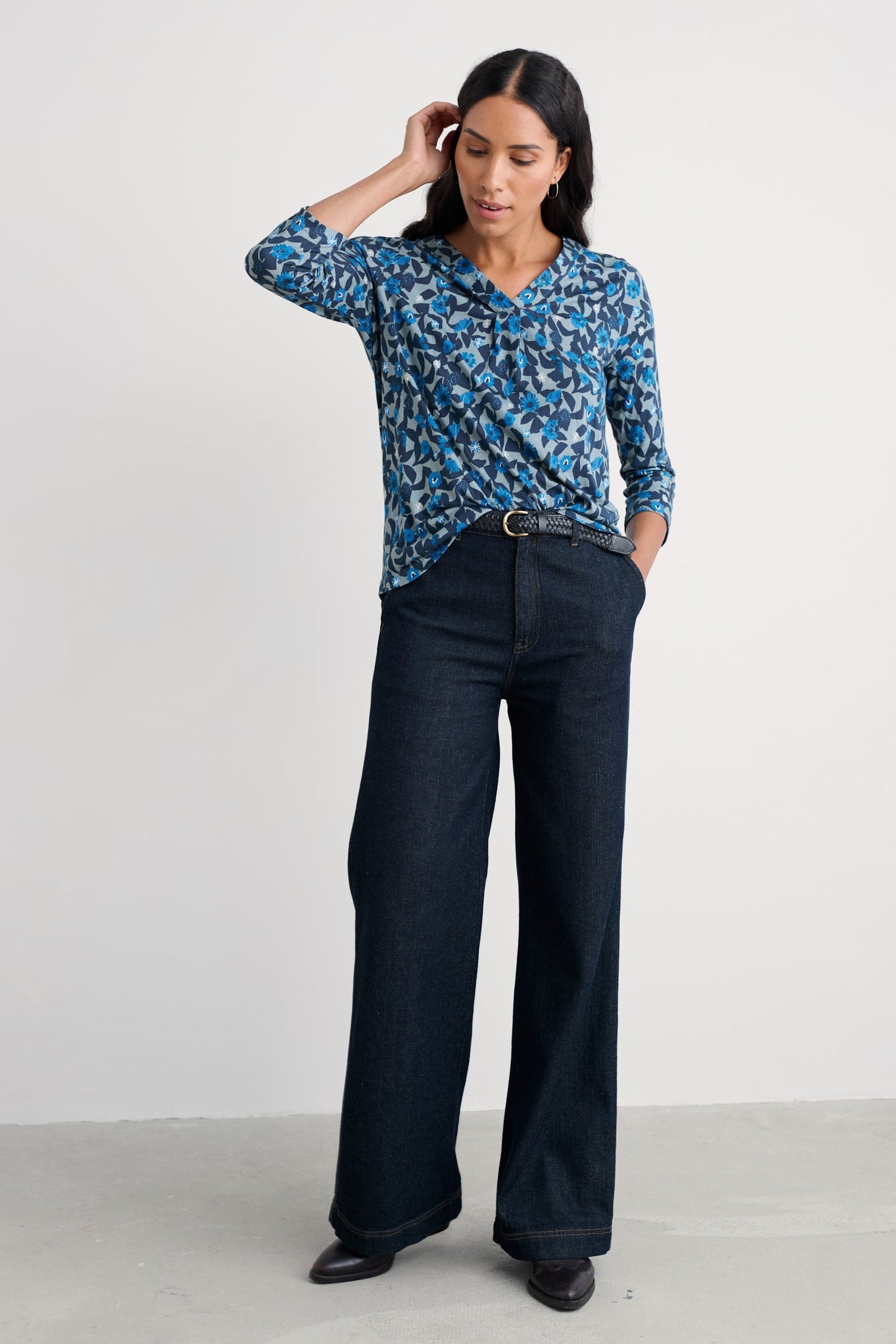 Barnoon 3/4 Sleeve Jersey Top