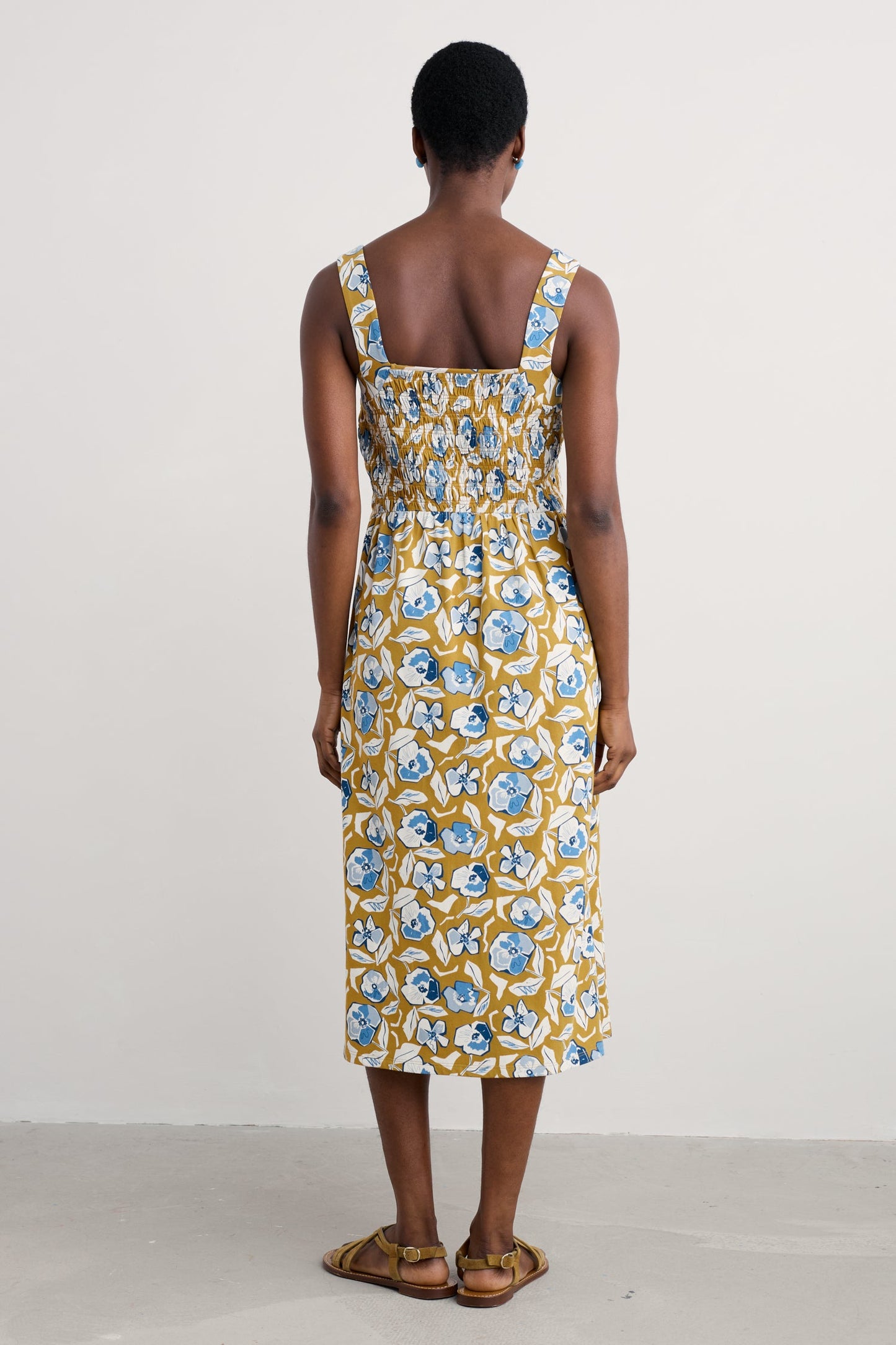 Summer Buoy Jersey Smocked Dress