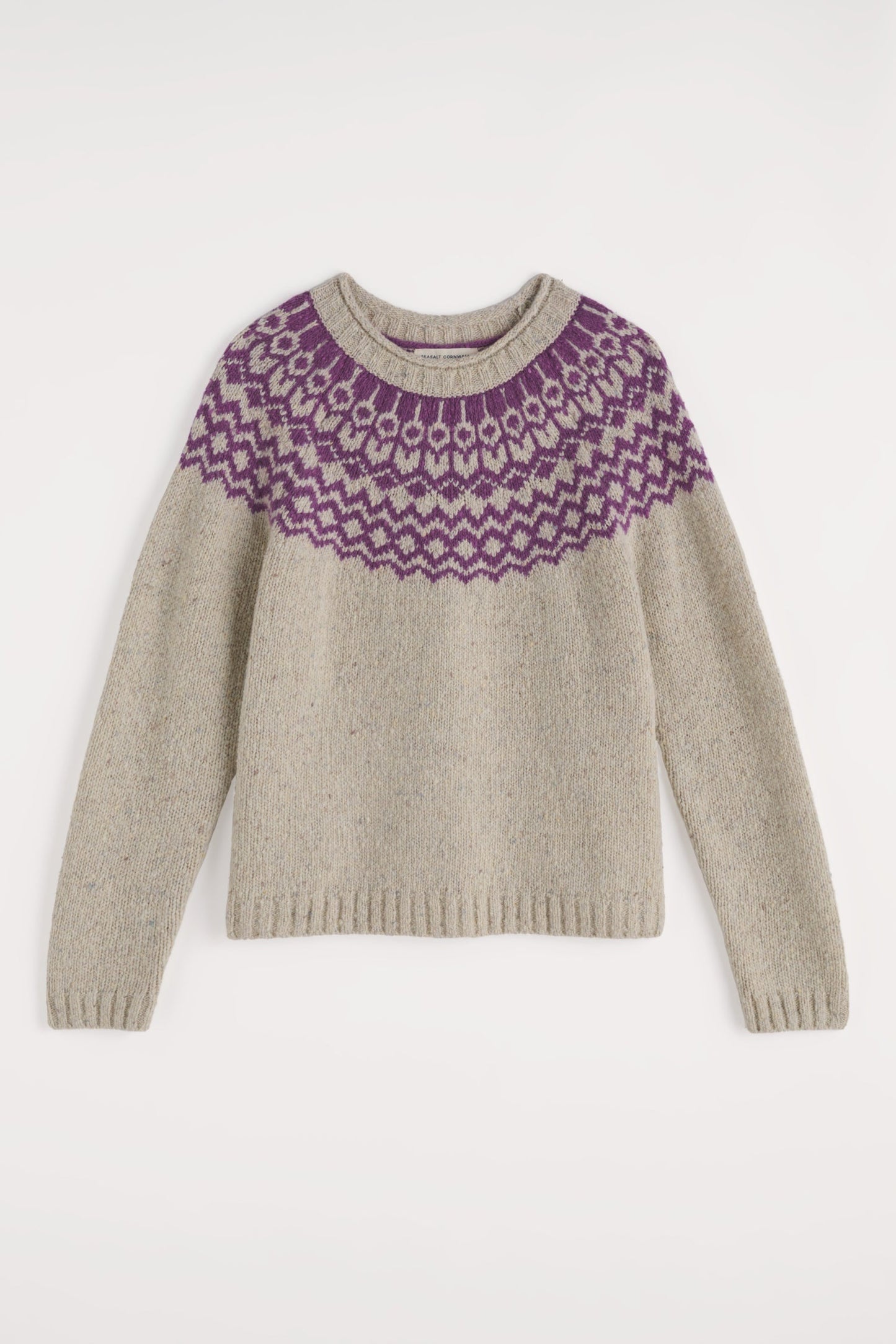 Port Kinnis Fair Isle Jumper With Merino