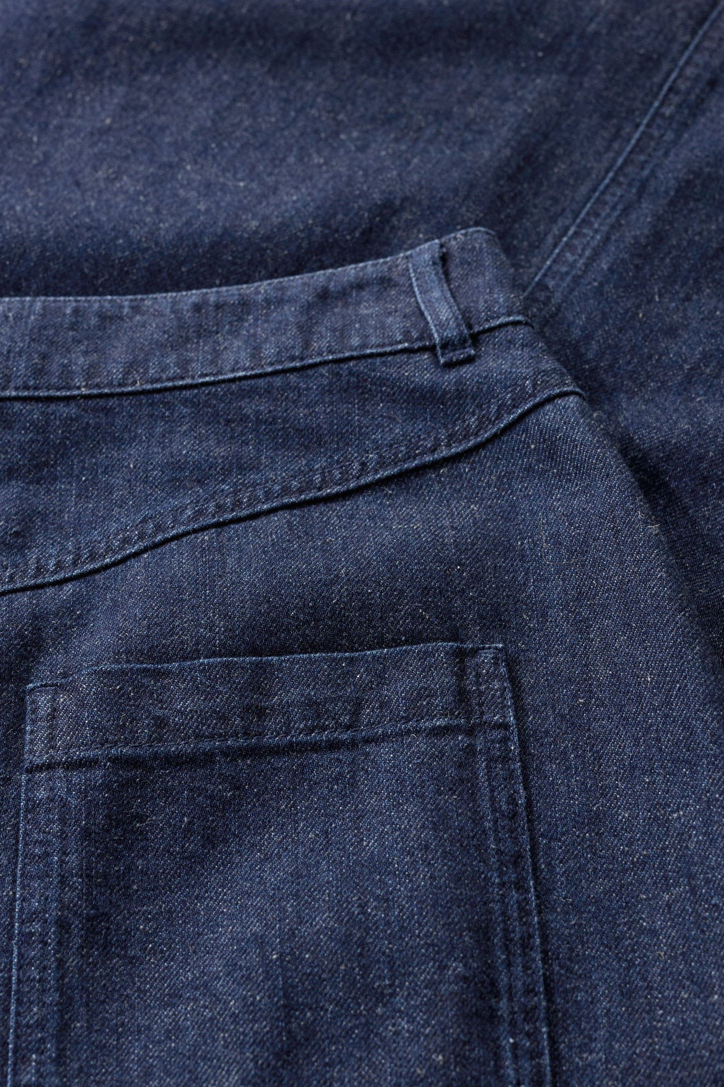 Fruit Tree Midi Denim Skirt