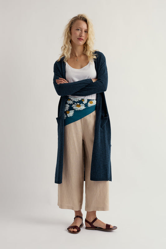 Apple Rose Longline Cardigan