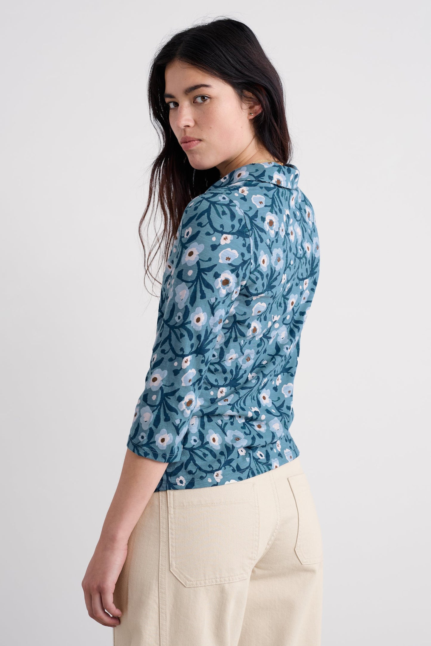 Wavecrest Shirt in Organic Cotton Jersey