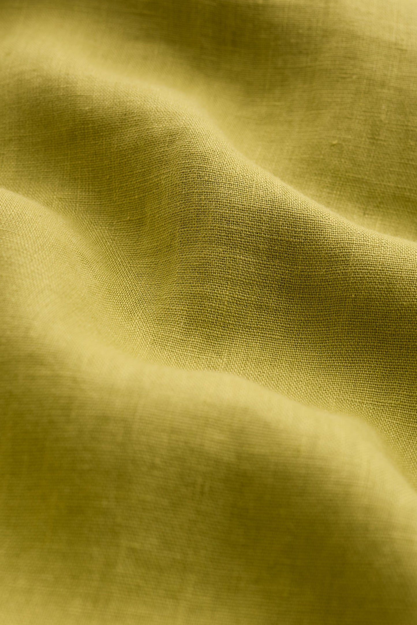 Grass Wave Linen Midi Dress