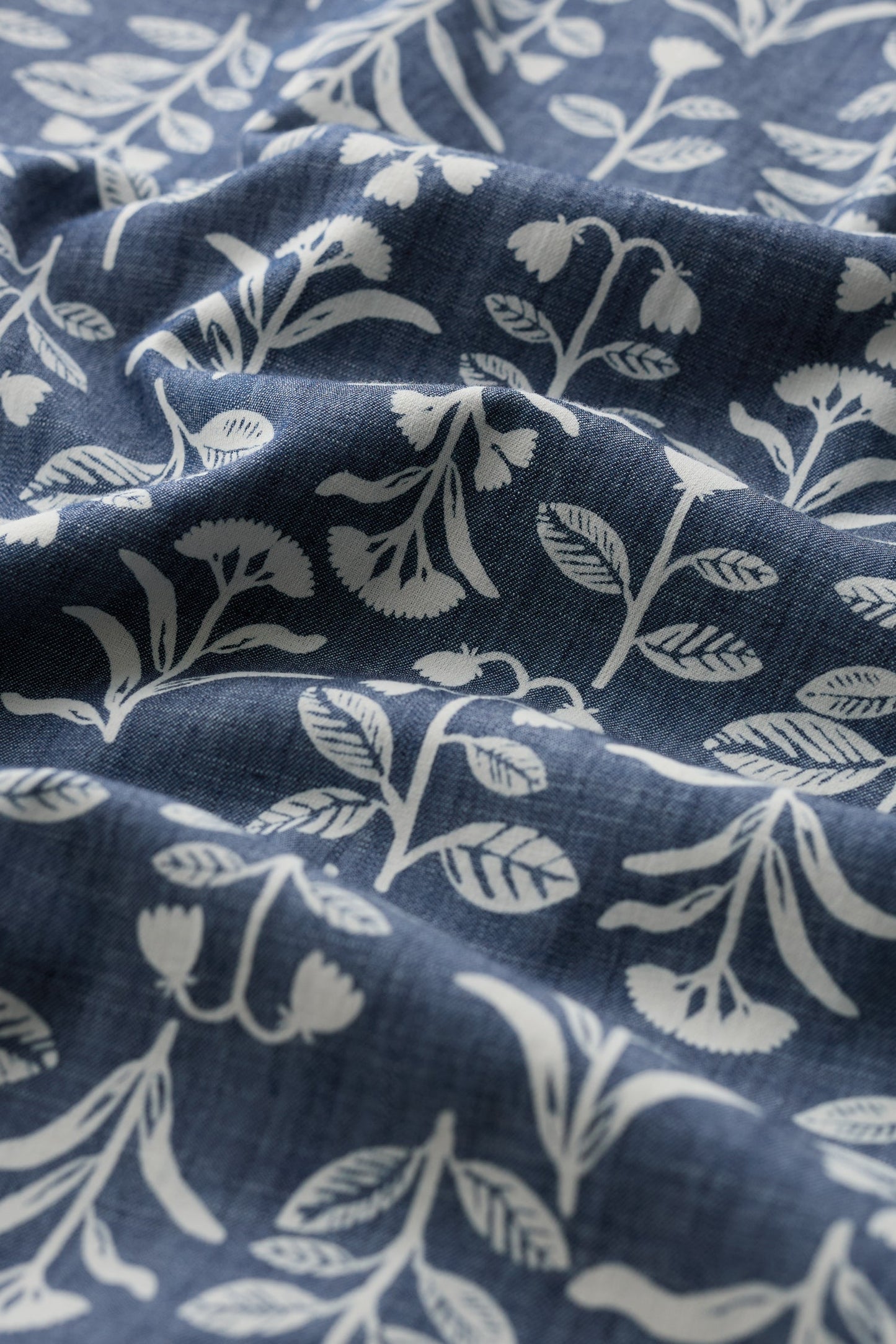 River Cove Shift Dress in Organic Cotton Chambray