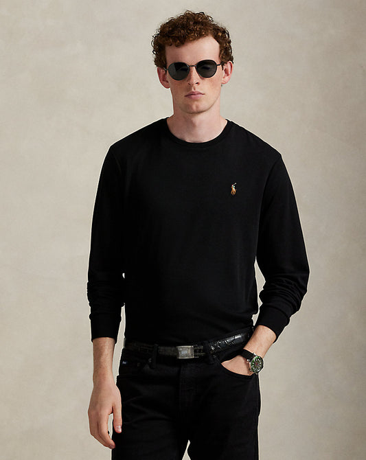 Custom Slim Fit Soft Cotton T-Shirt Black