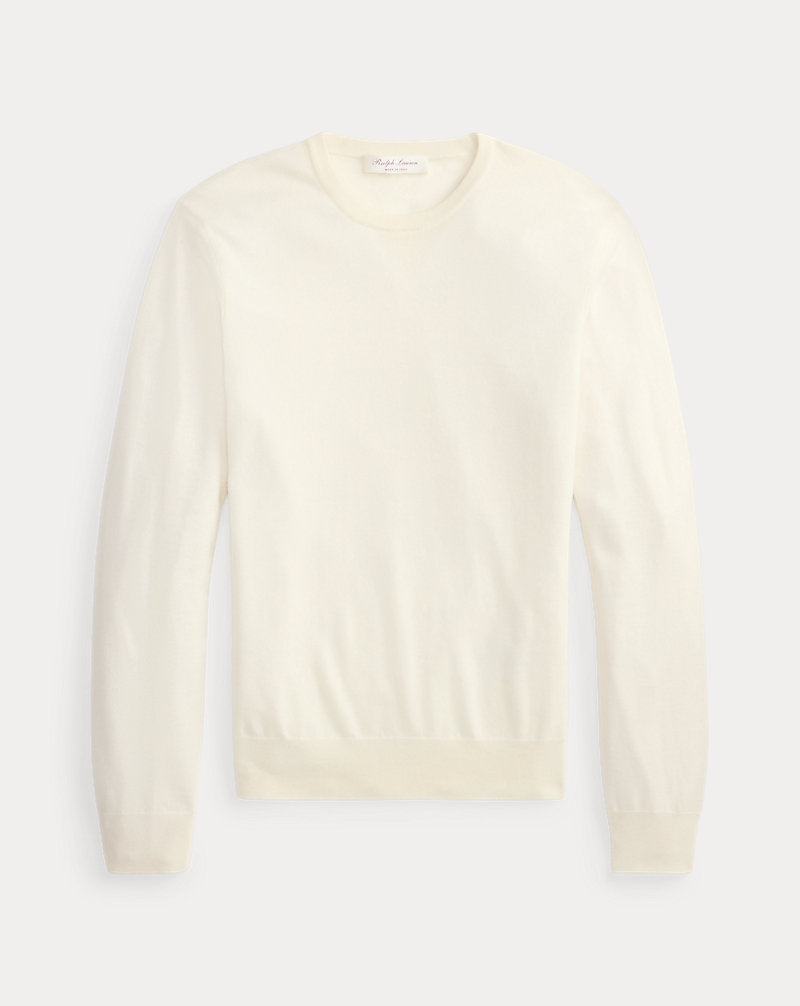 Cashmere Crewneck Jumper Classic Cream